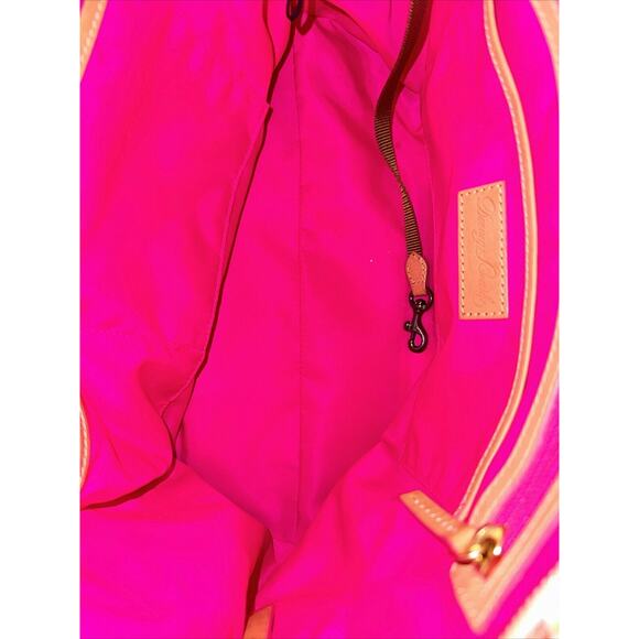 Dooney Bourke Disney Aulani Minnie Mouse Paradise Tropical Floral Large Tote Bag - Picture 12 of 12